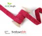 Preview: Bio Flachkordel - 1,2 cm - azalea mélange/prugna - Albstoffe - Hamburger Liebe